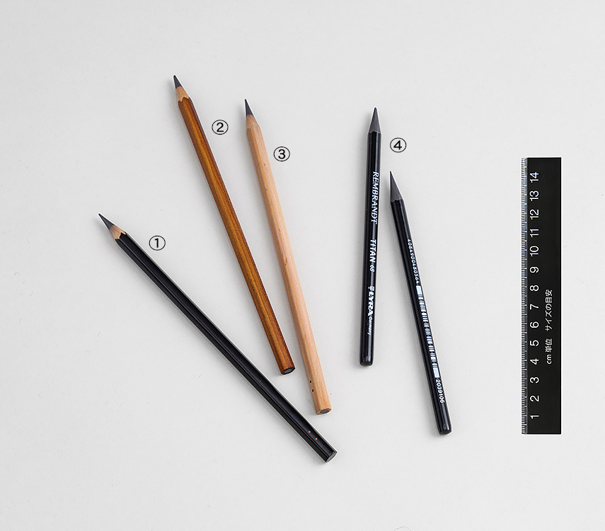 鉛筆 4種 ミナ ペルホネン/グラファイト鉛筆 マイハウスレンタル