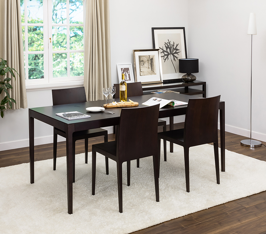 ★店長特別値引き★ 大塚家具 ダイニングテーブル ダークブラウン H72.4×D80×W180 クリーニング済み TJ7340 ☆店長特別値引き☆ 大塚家具 ダイニングテーブル ダークブラウン H72